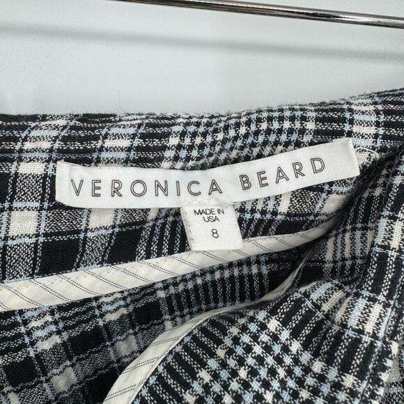 Veronica Beard‎ Honolulu Plaid Skinny Pant Size 8 - Picture 8 of 11
